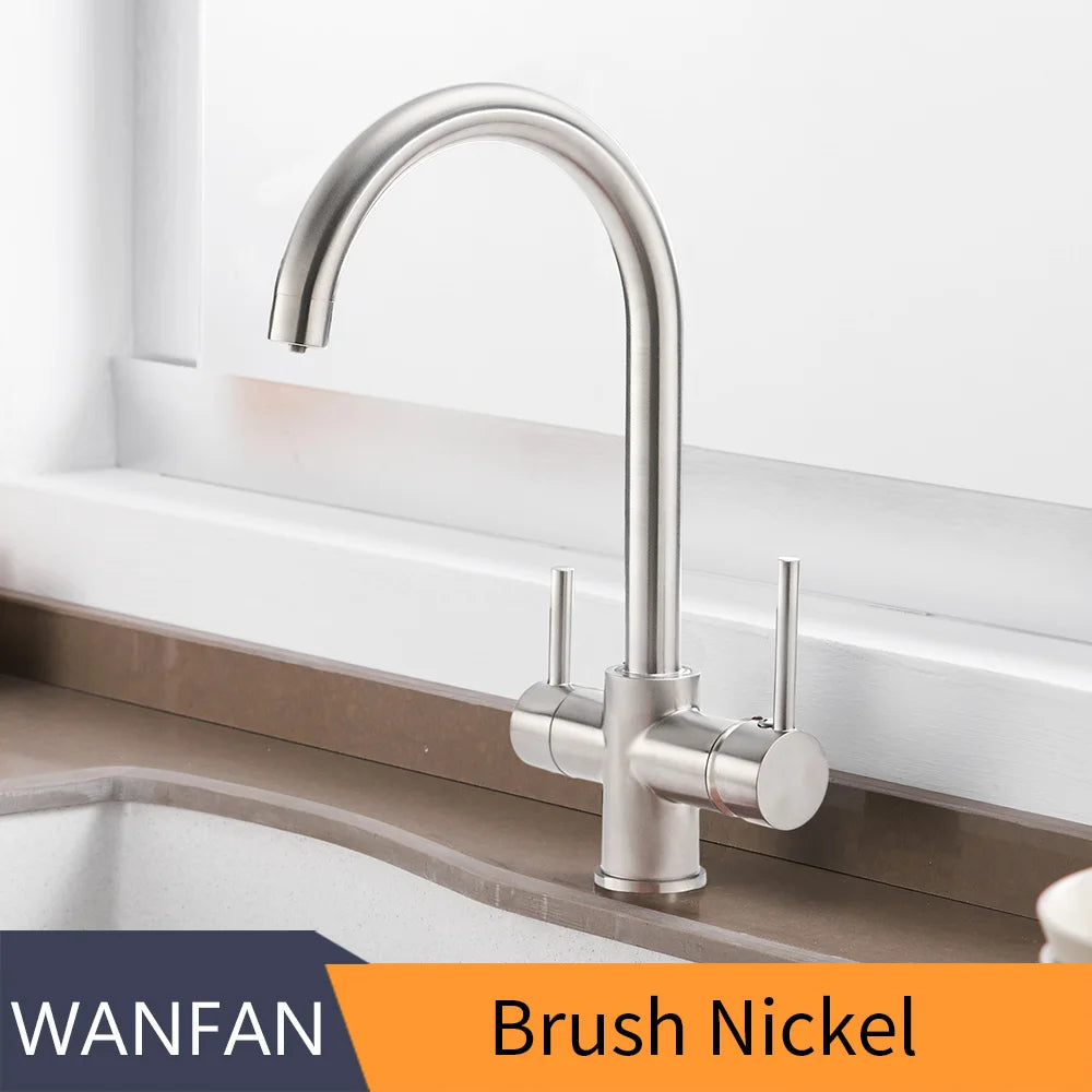 Black Kitchen Faucets Waterfilter Taps Kitchen Faucets Mixer Drinking Water Filter Faucet Kitchen Sink Tap Water Tap WF-0180