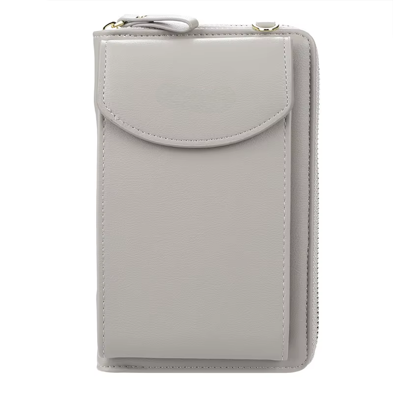 Elegance On-the-Go – Luxe PU Leather Crossbody Shoulder Bag with Phone & Card Organizer